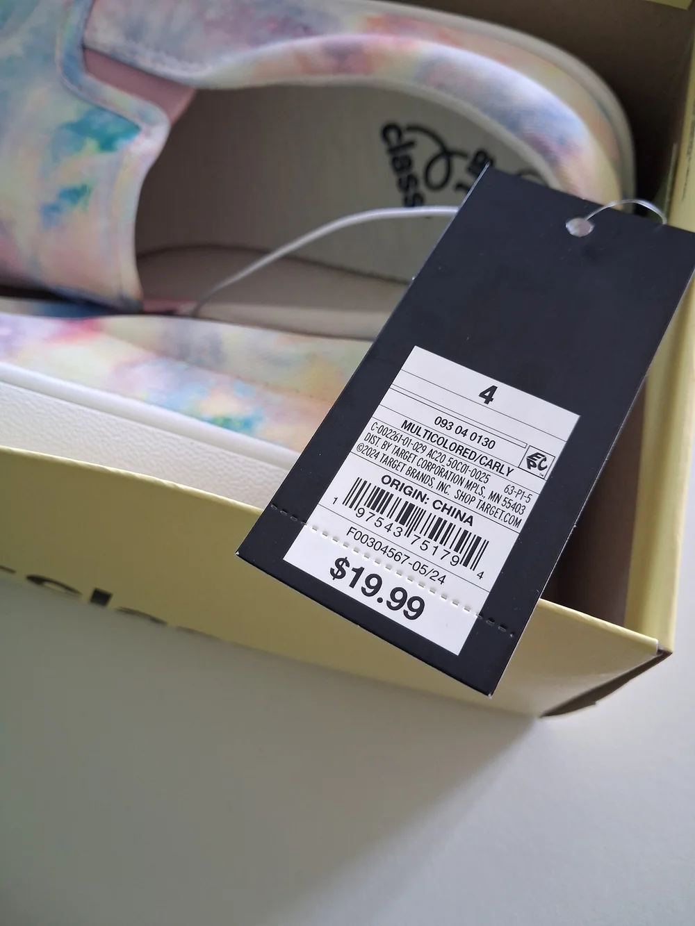 Tie-Dye Slip-On Sneakers - Pastel Multi